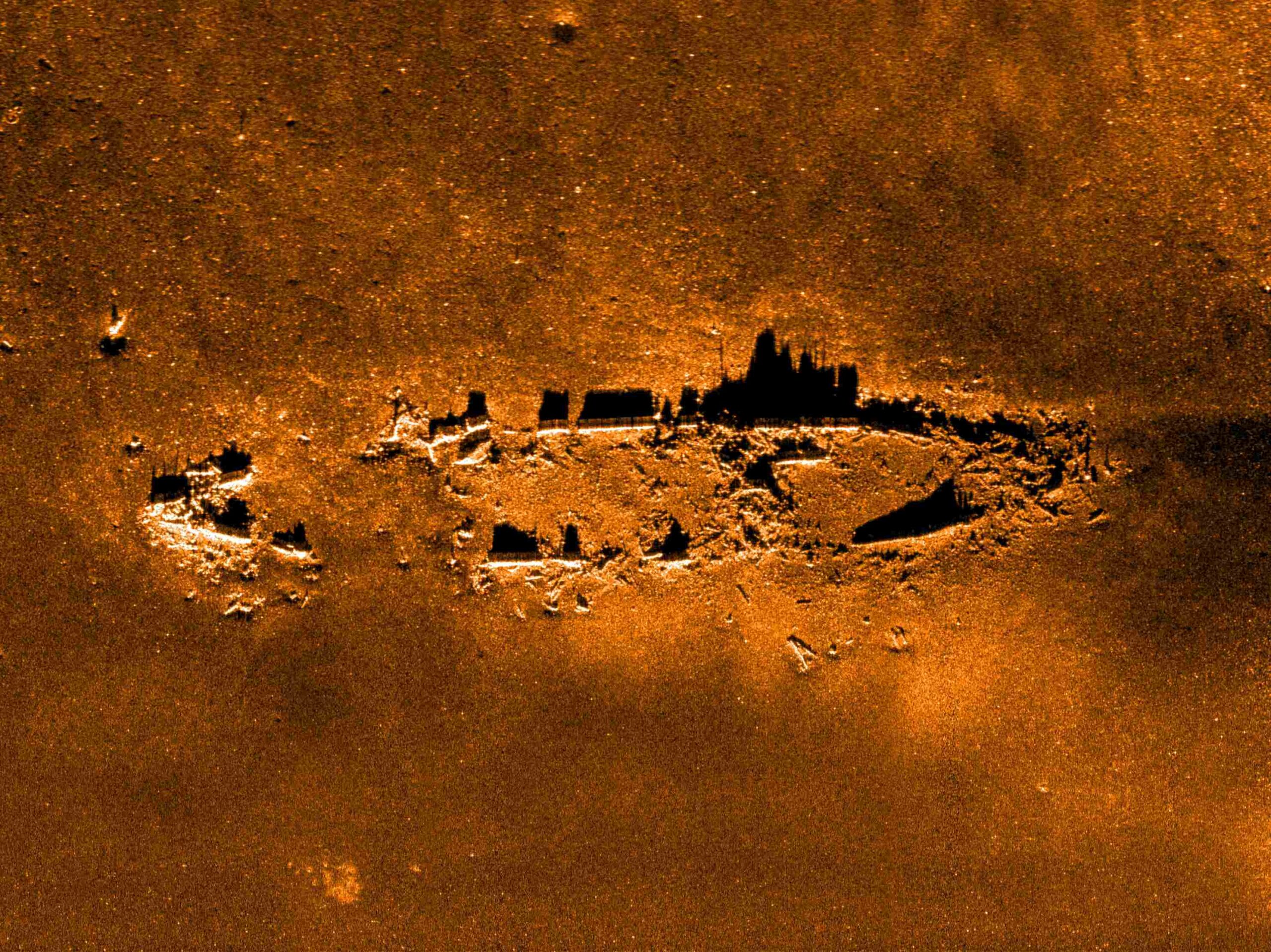 Multi-aperture sonar for littoral mine-countermeasures